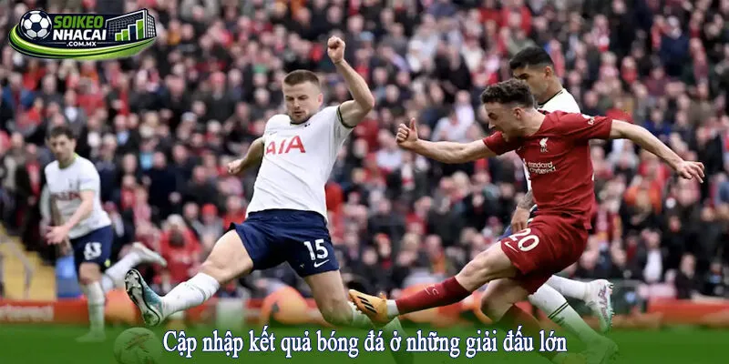 Cập nhập kết quả bóng đá ở những giải đấu lớn