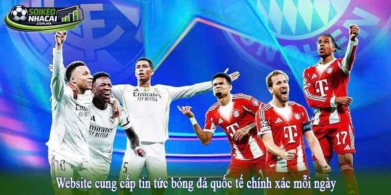 Website cung cấp tin tức bóng đá quốc tế chính xác mỗi ngày