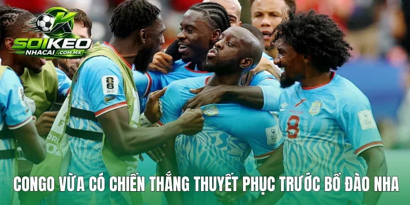 CHDC Congo vừa có chiến thắng thuyết phục trước Bồ Đào Nha