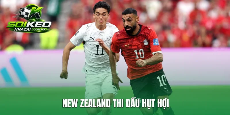 New Zealand thi đấu hụt hợi